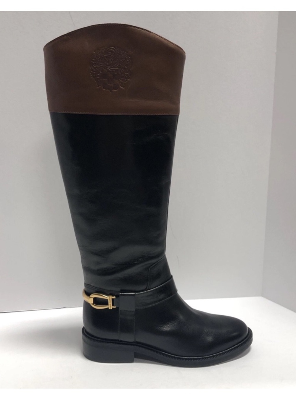 Vince Camuto Women’s Amanyir Black Knee High Boots Boots, Size 6.5M, Wide Calf
